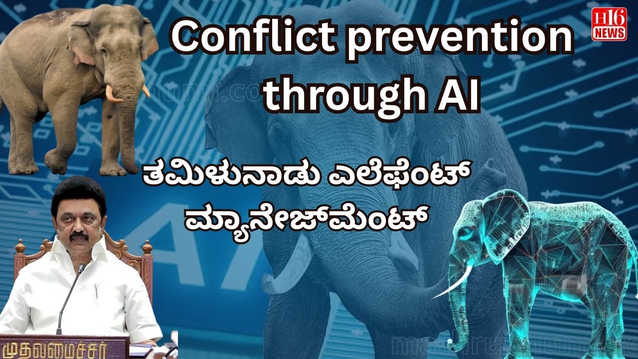ತಮಿಳುನಾಡು ಎಲೆಫೆಂಟ್ ಮ್ಯಾನೇಜ್‌ಮೆಂಟ್: AI ಮೂಲಕ ಸಂಘರ್ಷ ತಡೆ