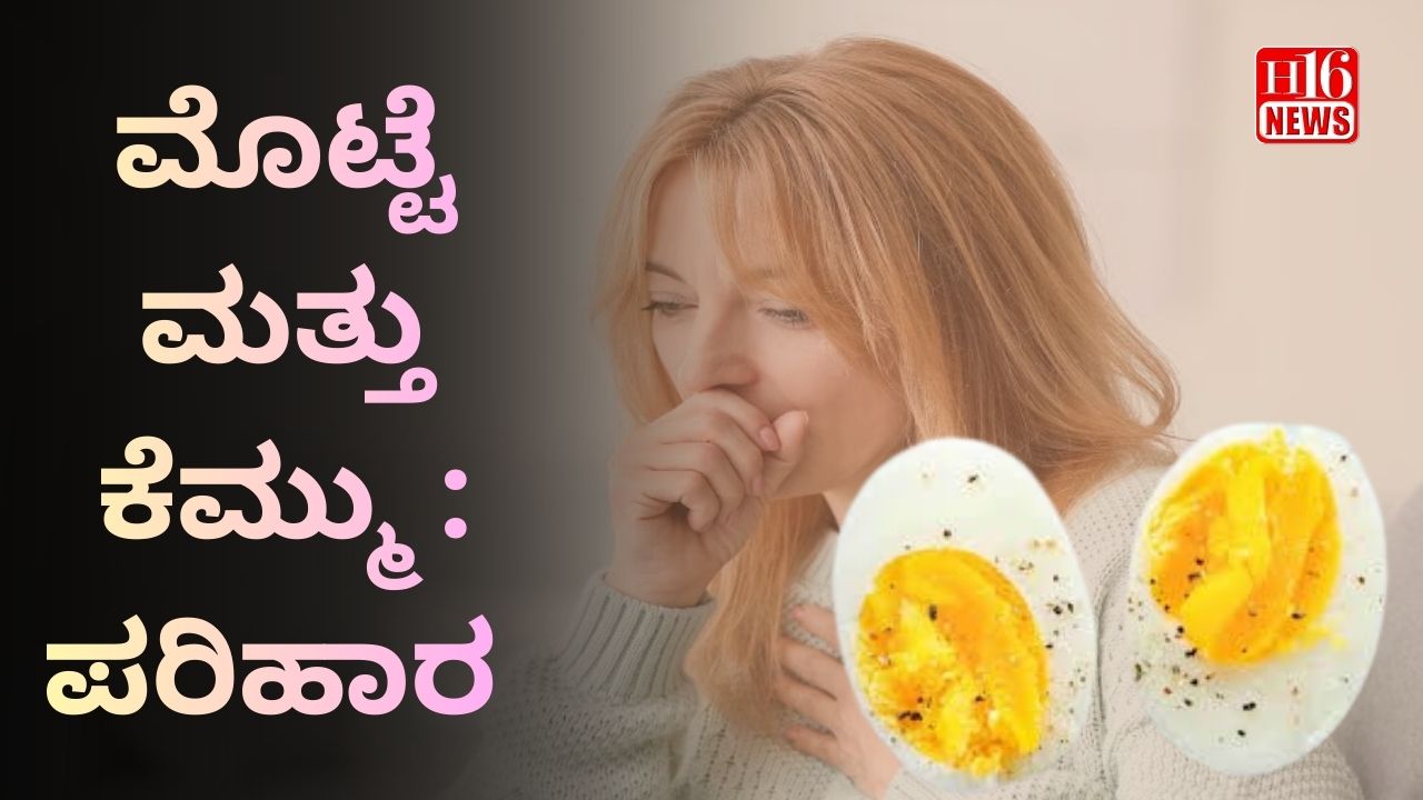 ಮೊಟ್ಟೆ ಮತ್ತು ಕೆಮ್ಮು : ಪರಿಹಾರ