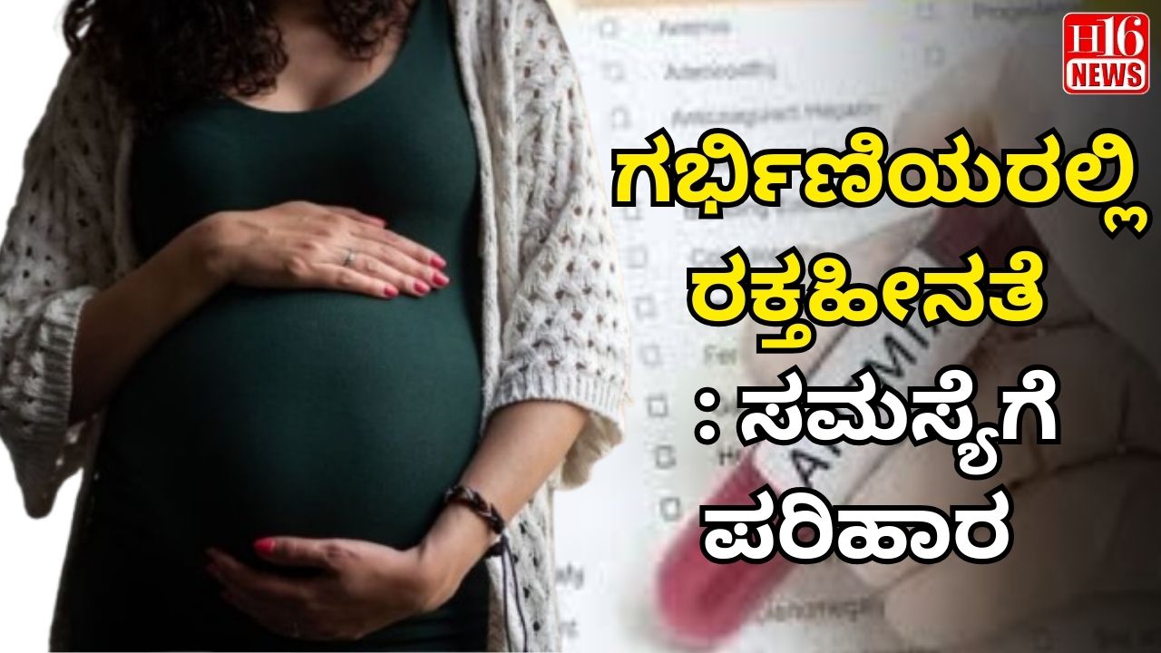ಗರ್ಭಿಣಿಯರಲ್ಲಿ ರಕ್ತಹೀನತೆ : ಸಮಸ್ಯೆಗೆ ಪರಿಹಾರ