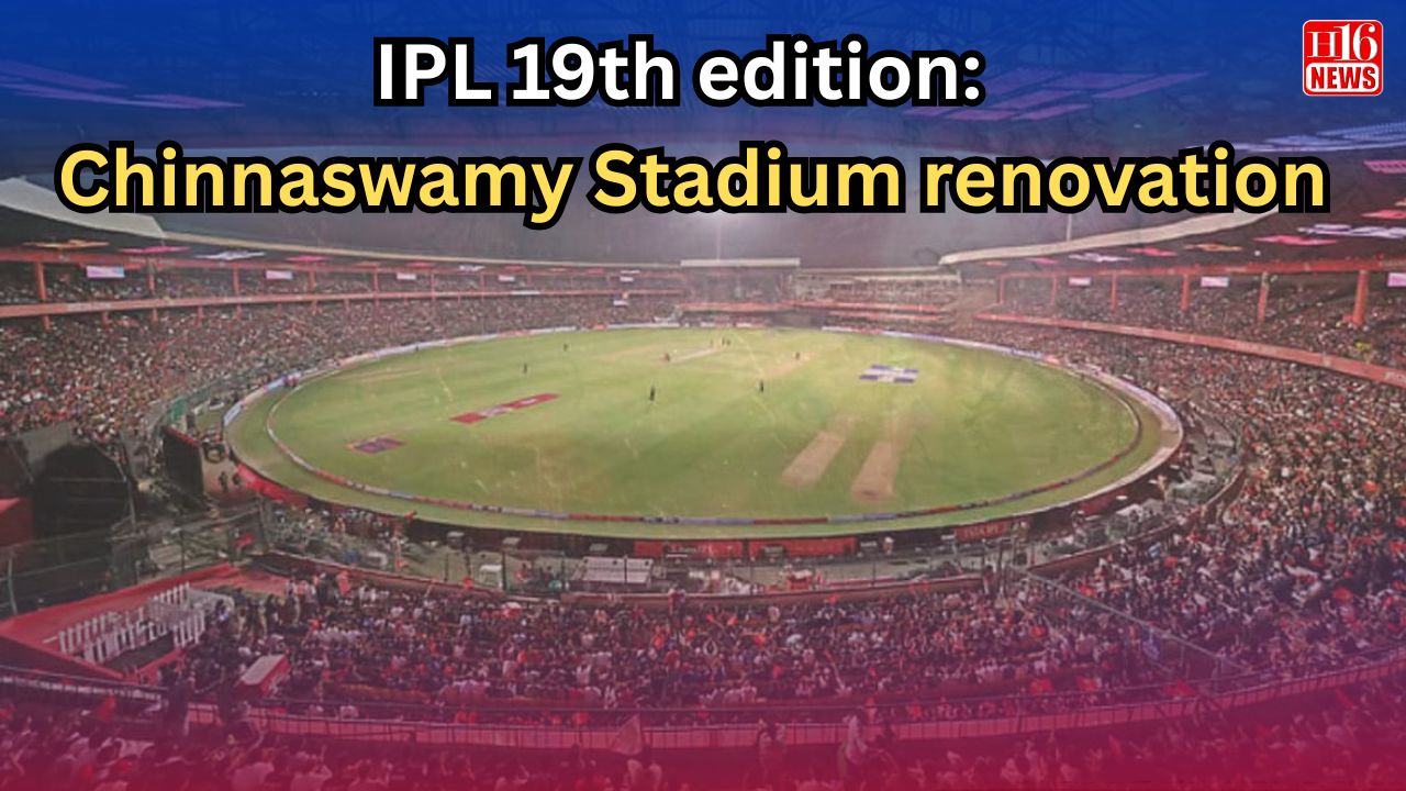 ಐಪಿಎಲ್​ 19ನೇ ಆವೃತ್ತಿ : ಚಿನ್ನಸ್ವಾಮಿ ಕ್ರೀಡಾಂಗಣ ನವೀಕರಣ