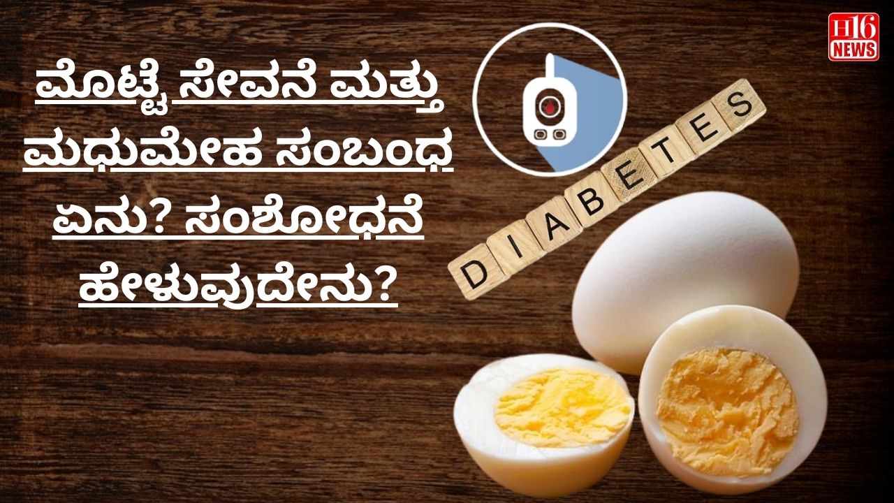 ಮೊಟ್ಟೆ ಸೇವನೆ ಮತ್ತು ಮಧುಮೇಹ ಸಂಬಂಧ ಏನು? ಸಂಶೋಧನೆ  ಹೇಳುವುದೇನು?