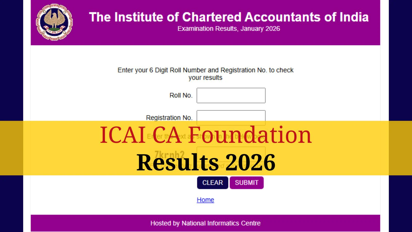 ICAI CA ಫೌಂಡೇಶನ್ ಮತ್ತು ಇಂಟರ್ಮೀಡಿಯೇಟ್ ಫಲಿತಾಂಶಗಳು 2026 ಪ್ರಕಟವಾಗಿದ್ದು, ಉನ್ನತ ಶ್ರೇಣಿ ಹೊಂದಿರುವವರನ್ನು ಭೇಟಿ ಮಾಡಿ.