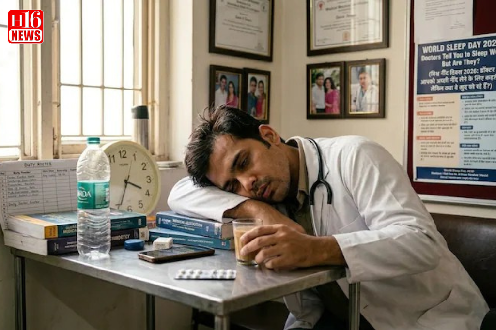 2026 ರ ವಿಶ್ವ ನಿದ್ರಾ ದಿನವು ವೈದ್ಯರು ಇತರರಿಗೆ ಚೆನ್ನಾಗಿ ವಿಶ್ರಾಂತಿ ಪಡೆಯಲು ಸಲಹೆ ನೀಡುವಾಗ ಸಾಕಷ್ಟು ನಿದ್ರೆ ಪಡೆಯುತ್ತಾರೆಯೇ ಎಂಬ ಬಗ್ಗೆ ಪ್ರಮುಖ ಪ್ರಶ್ನೆಯನ್ನು ಹುಟ್ಟುಹಾಕುತ್ತದೆ.