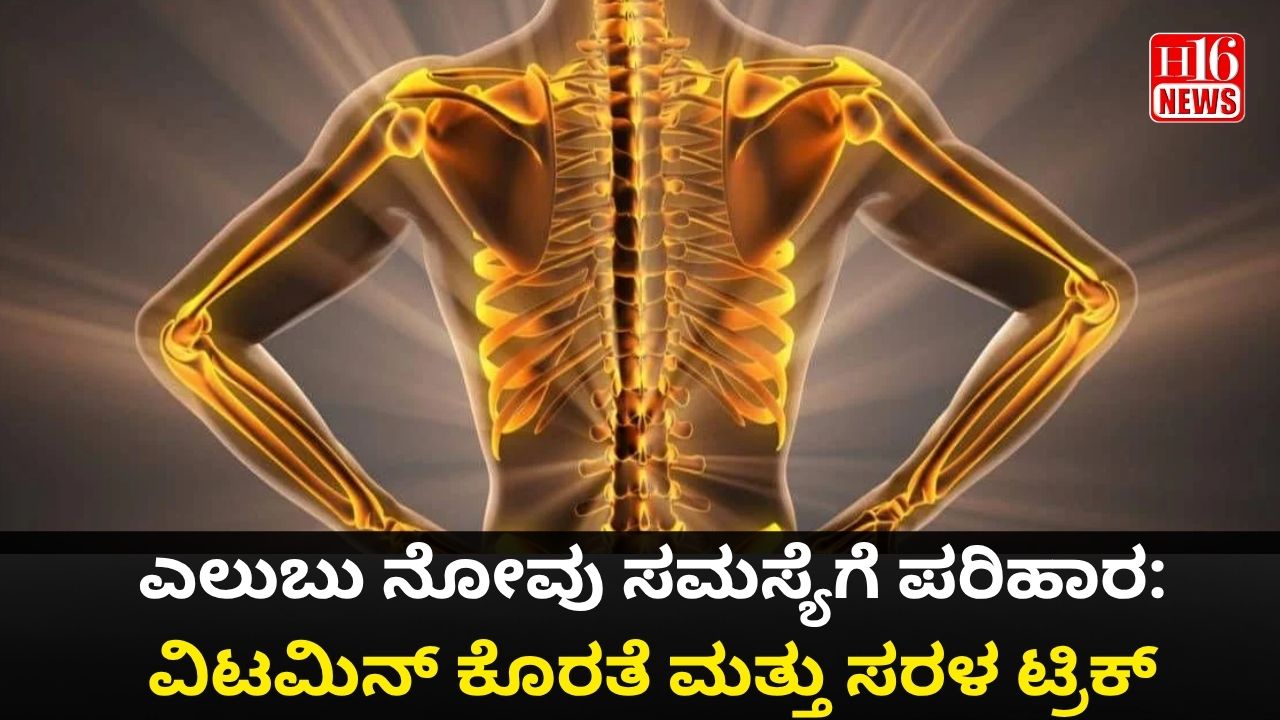 ಎಲುಬು ನೋವು ಸಮಸ್ಯೆಗೆ ಪರಿಹಾರ: ವಿಟಮಿನ್ ಕೊರತೆ ಮತ್ತು ಸರಳ ಟ್ರಿಕ್