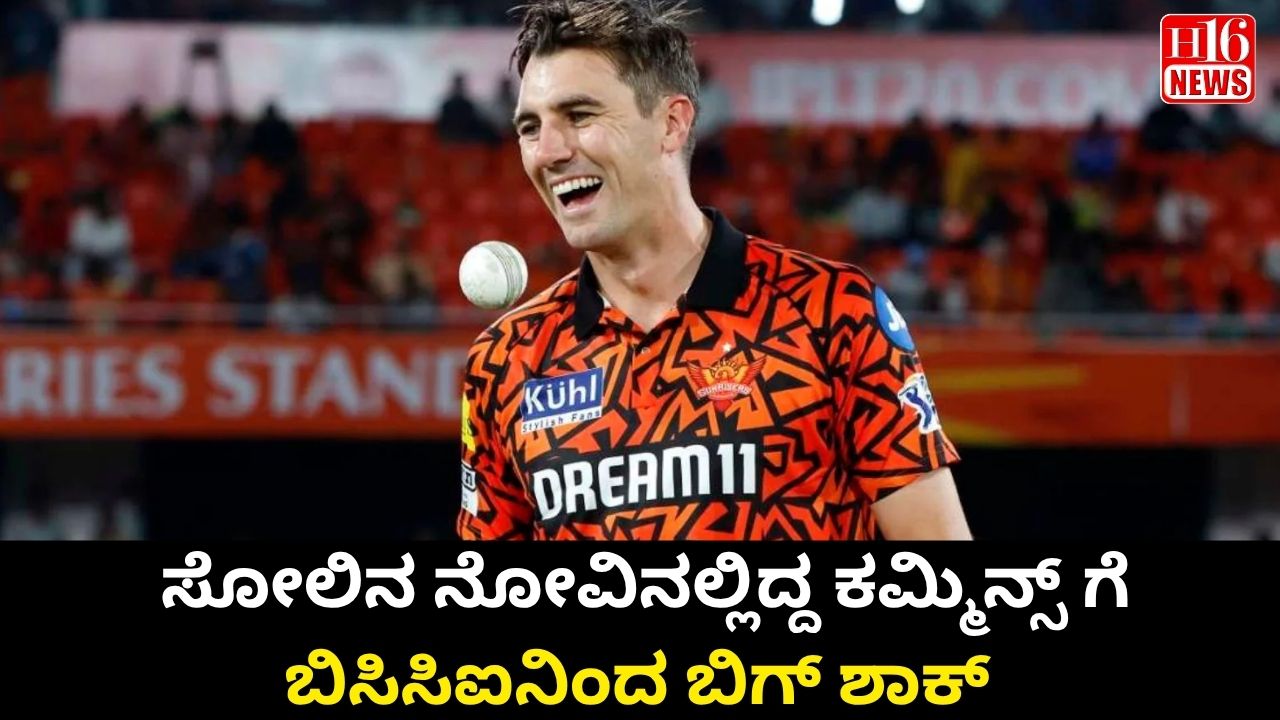 ಸೋಲಿನ ನೋವಿನಲ್ಲಿದ್ದ ಕಮ್ಮಿನ್ಸ್ ಗೆ ಬಿಸಿಸಿಐನಿಂದ ಬಿಗ್ ಶಾಕ್