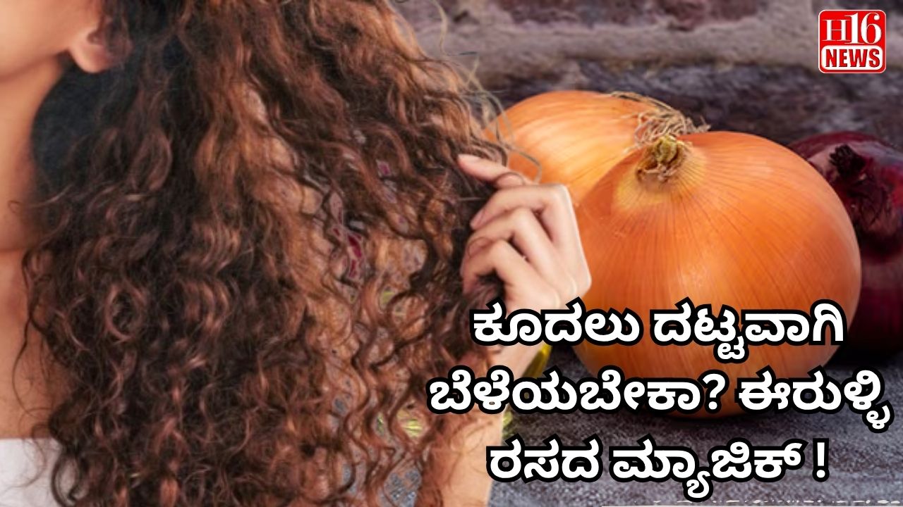 ಕೂದಲು ದಟ್ಟವಾಗಿ ಬೆಳೆಯಬೇಕಾ? ಈರುಳ್ಳಿ ರಸದ ಮ್ಯಾಜಿಕ್ !
