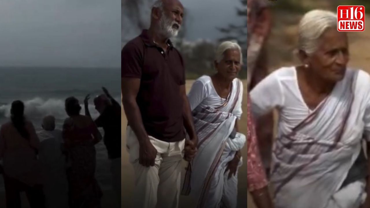 ಸಮುದ್ರವನ್ನು ಮೊದಲ ಬಾರಿ ಕಂಡ 87 ವರ್ಷದ ಅಜ್ಜಿ : ಅಜ್ಜಿಯ ಖುಷಿ ನೋಡಿ ಹೇಗಿದೆ..