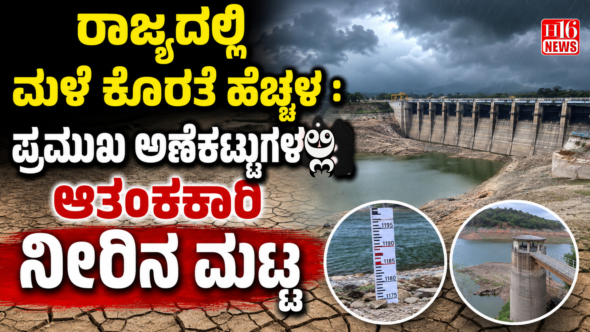 ರಾಜ್ಯದಲ್ಲಿ ಮಳೆ ಕೊರತೆ ಹೆಚ್ಚಳ : ಪ್ರಮುಖ ಅಣೆಕಟ್ಟುಗಳಲ್ಲಿ ಆತಂಕಕಾರಿ ನೀರಿನ ಮಟ್ಟ