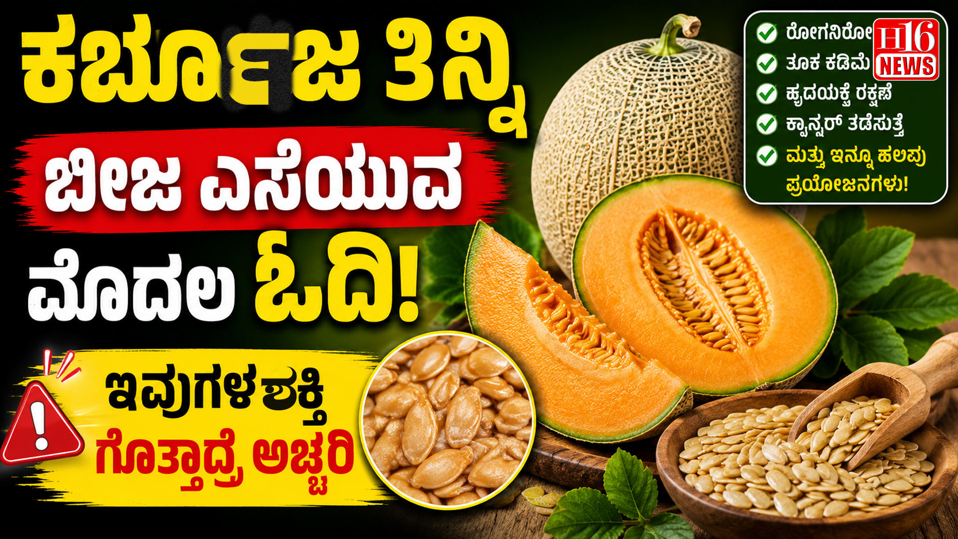 ಕರ್ಬೂಜ ತಿನ್ನಿ ಬೀಜ ಎಸೆಯುವ ಮೊದಲ ಓದಿ! ಇವುಗಳ ಶಕ್ತಿ ಗೊತ್ತಾದ್ರೆ ಅಚ್ಚರಿ